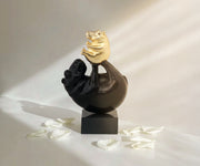 Playing Hippo Sculpture