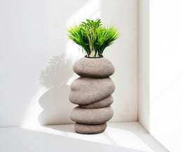 Stacked Pebble Planter